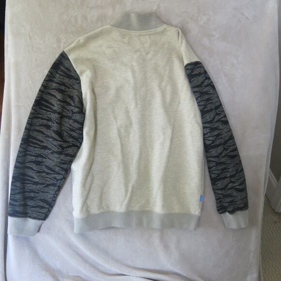 CROOKS & CASTLES Jacket Size XL Men Logo Pockets Camo Sleeves Streetwear Punk - Picture 7 of 13